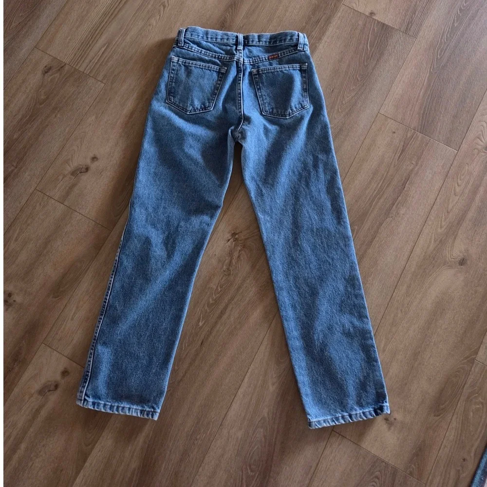 Rustler Vintage Regualr Fit Straight Leg Jeans Medium Wash Blue 30x30 - Picture 4 of 7